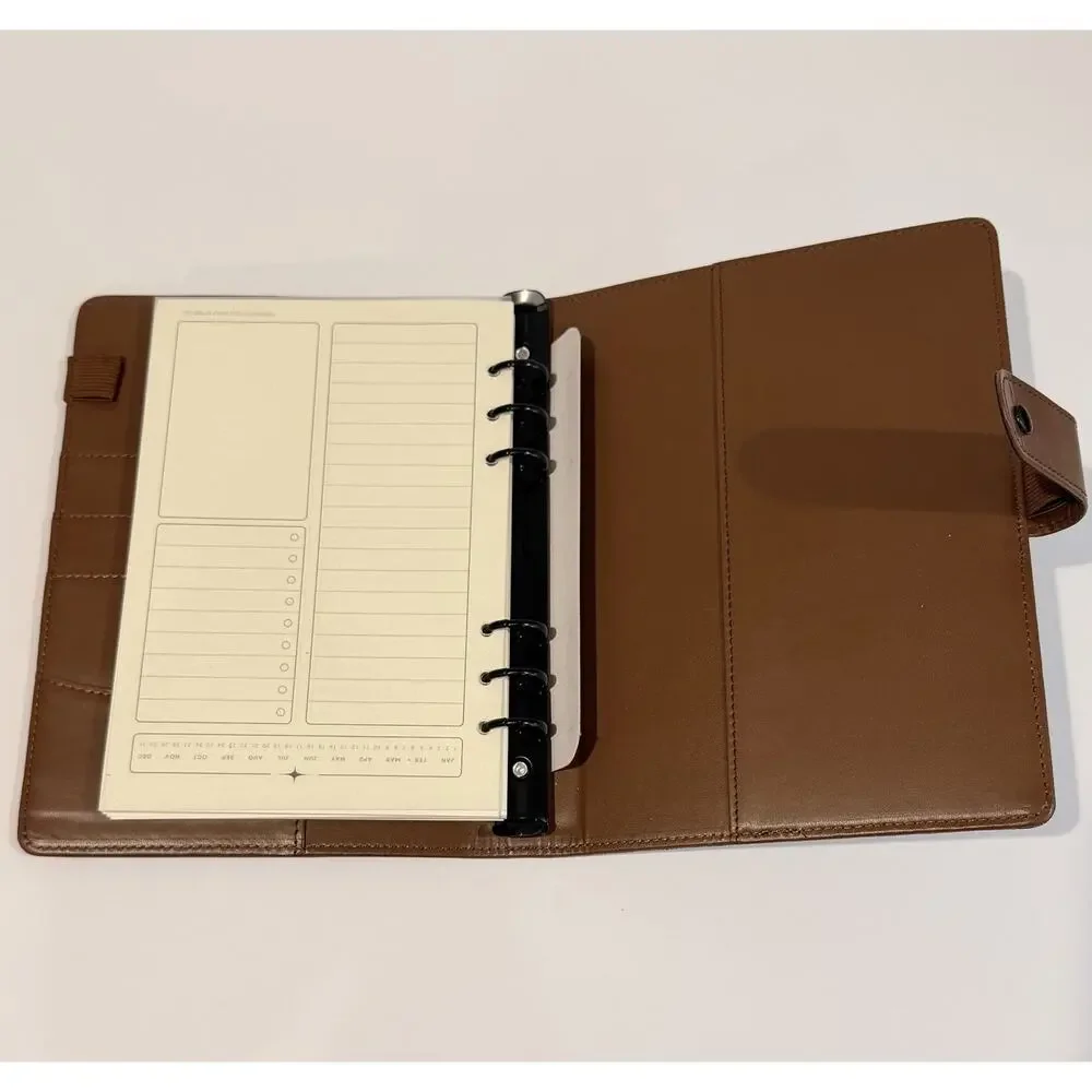 Daily Ritmo A5 Daily Planner Gray Black Checkered - New Without Box
